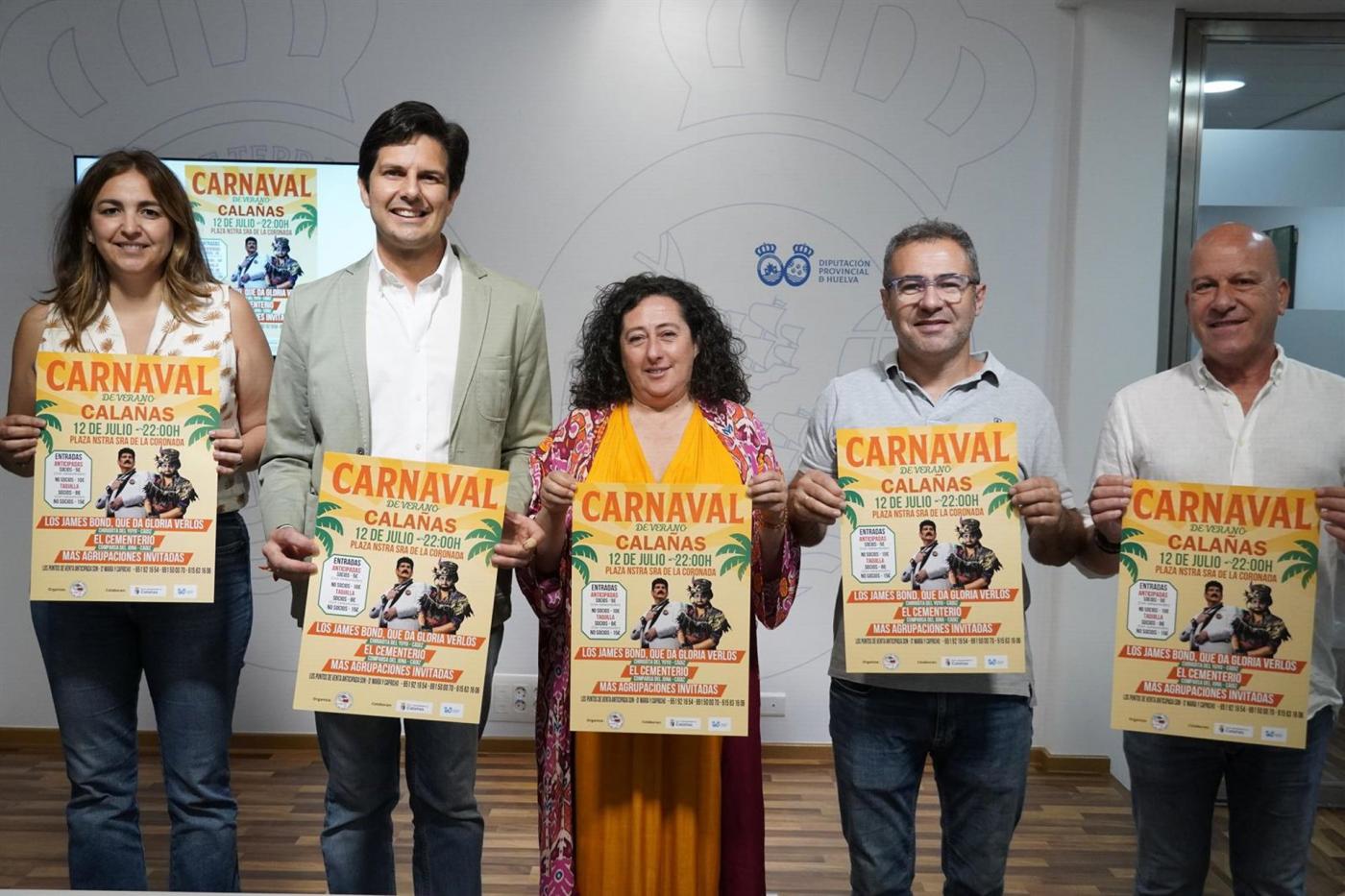 Presentación del Festival de Carnaval de Verano de Calañas - D.P.