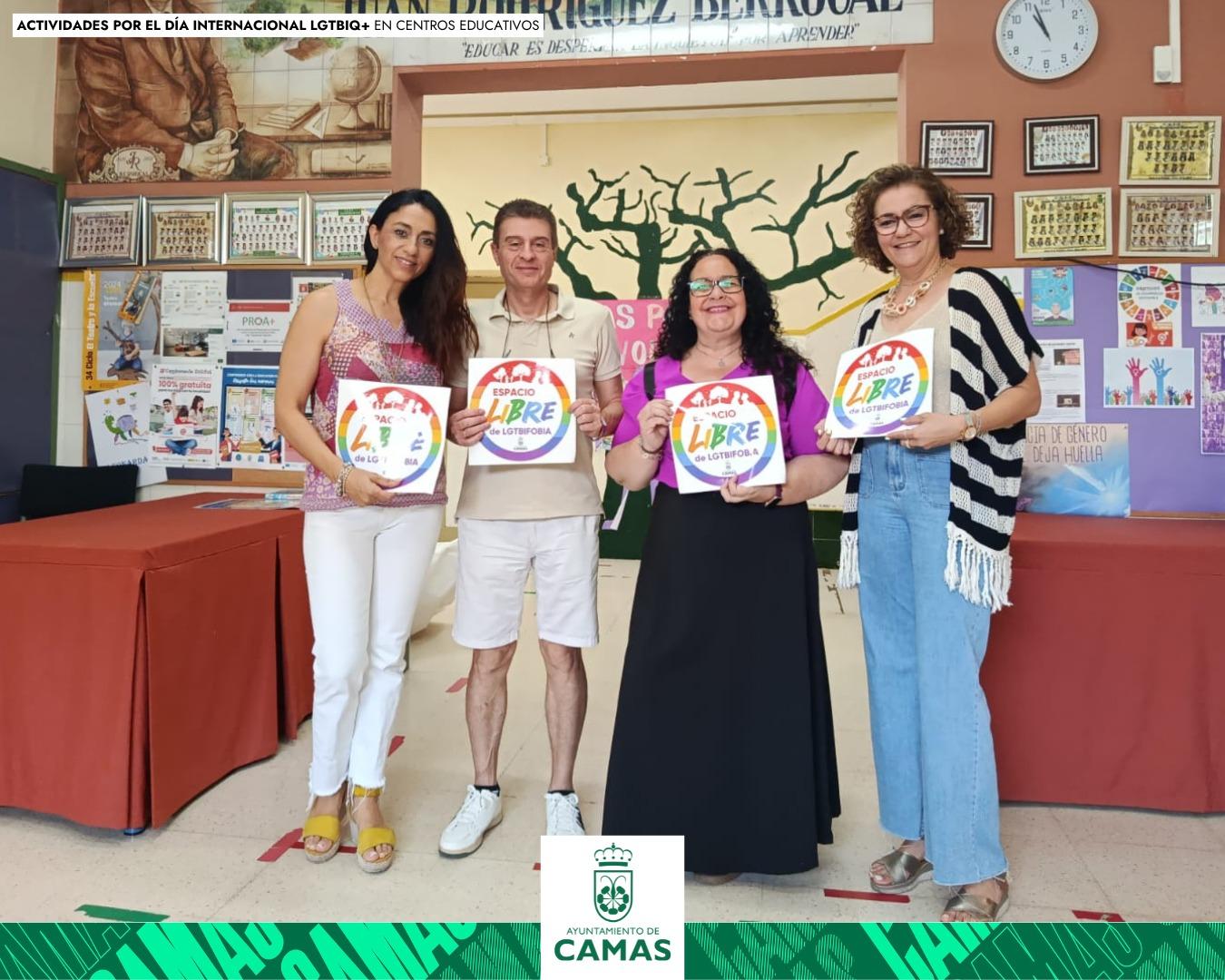 Camas conmemora el Día Internacional LGTBIQ+ con actividades en colegios e institutos