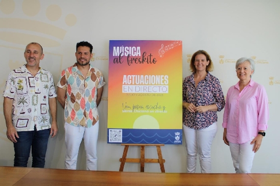 La cultura local toma la calle con el regreso de 'Música al fresquito' este verano