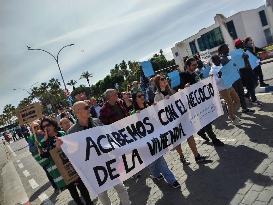 La Flavi de La Línea participa en una campaña provincial contra los desahucios invisibles