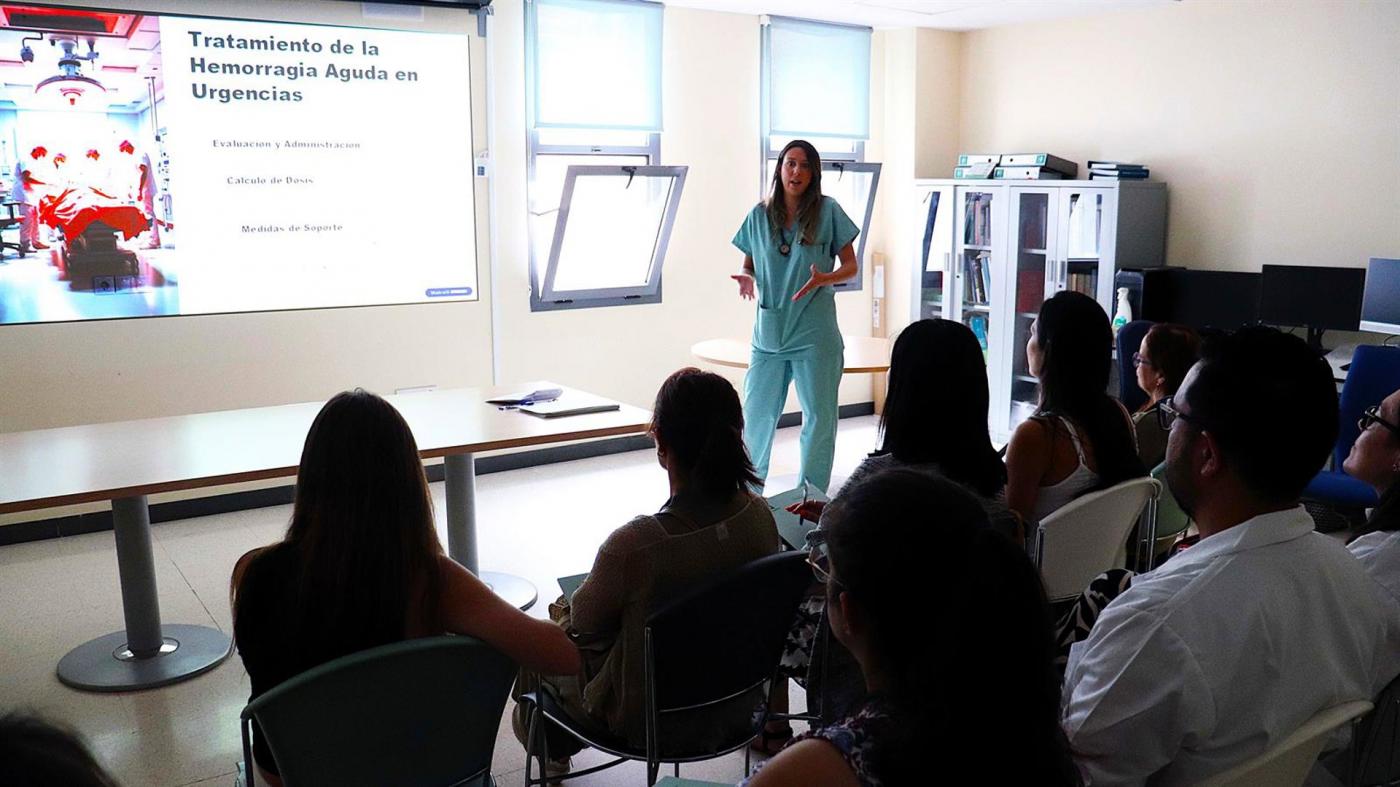 Profesionales se actualizan en atención urgente al paciente con hemofilia y coagulopatía