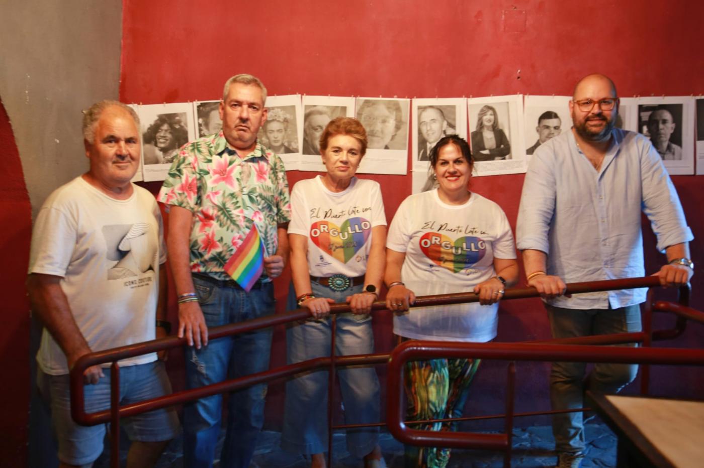 Inauguración de la exposición en homenaje a activistas LGTBIQA+
