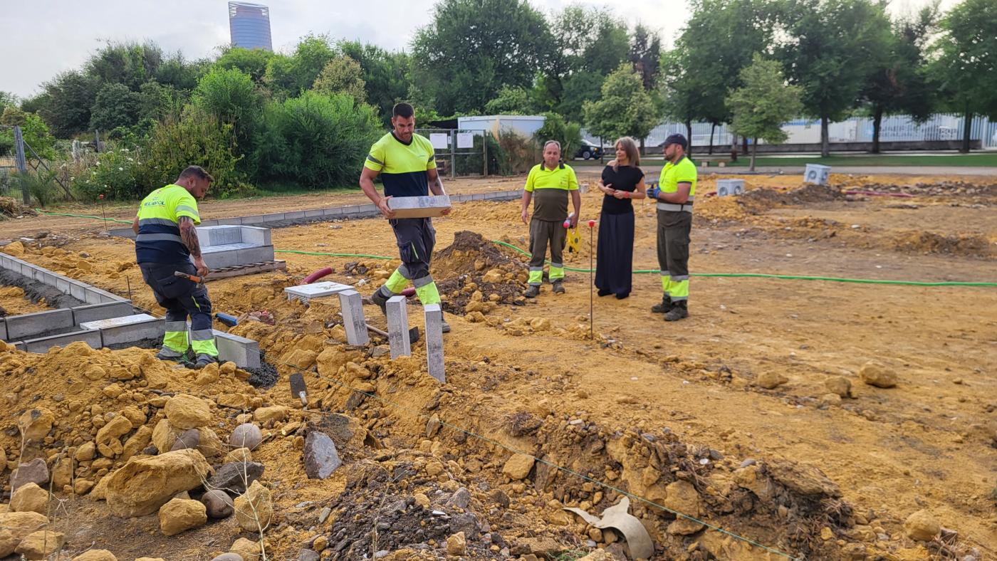 130.000 euros para obras de ampliación de los huertos urbanos del Parque Vega de Triana