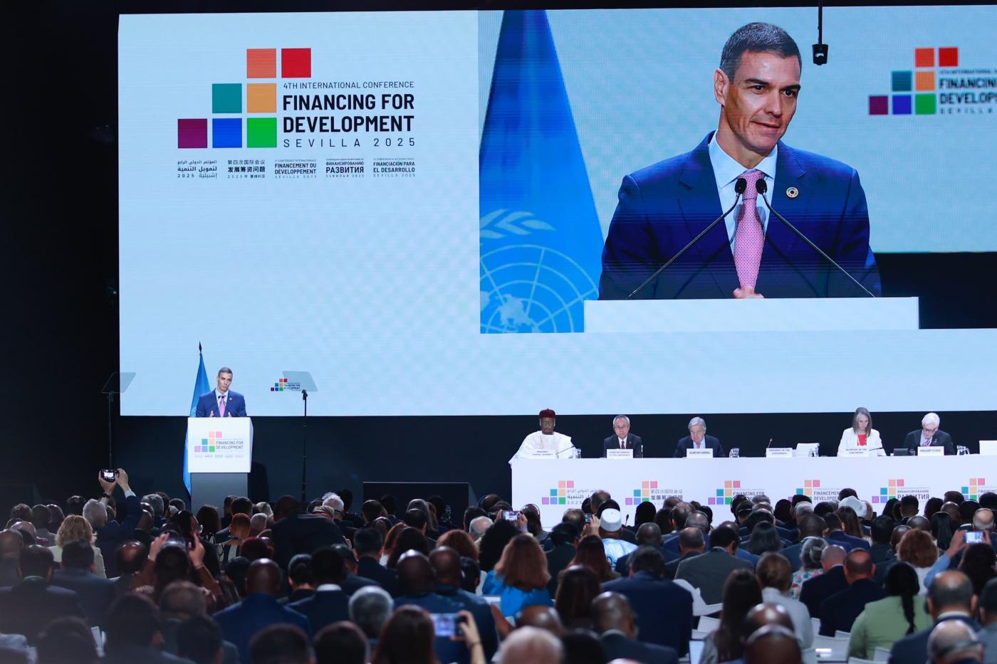 Sánchez abre la cumbre de la ONU: 