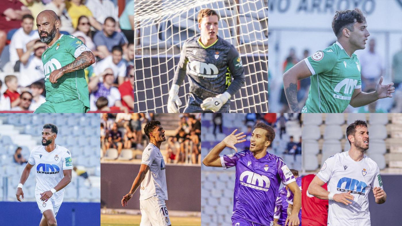 Los jugadores que no seguirán en el club.  - Miranda López/Real Jaén