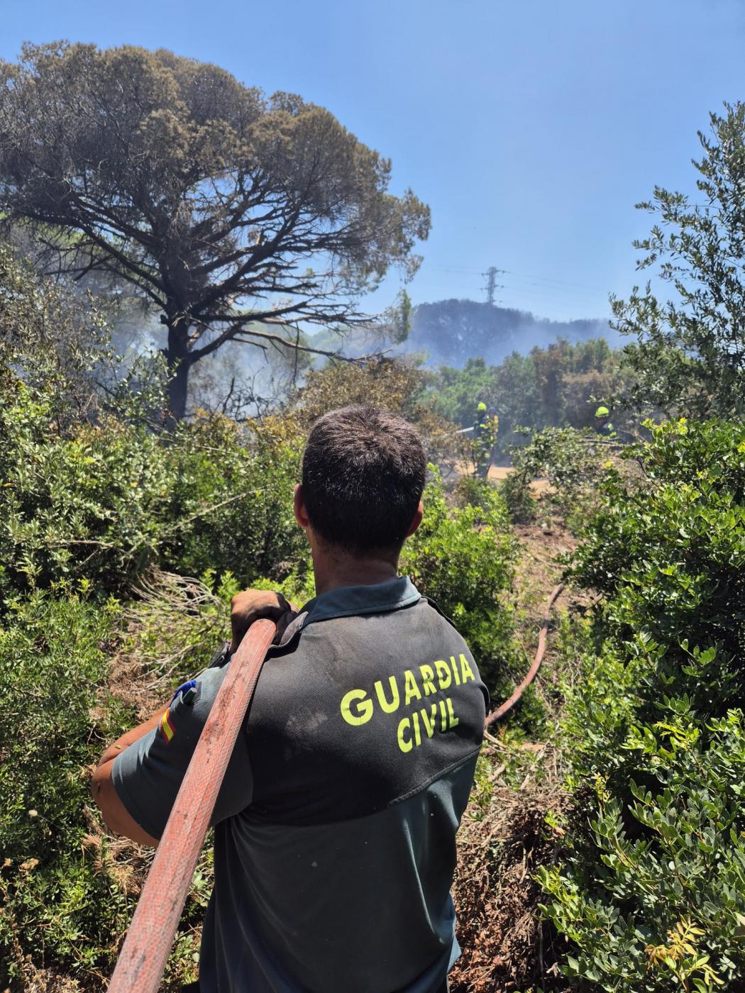 Imagen del incendio. - 