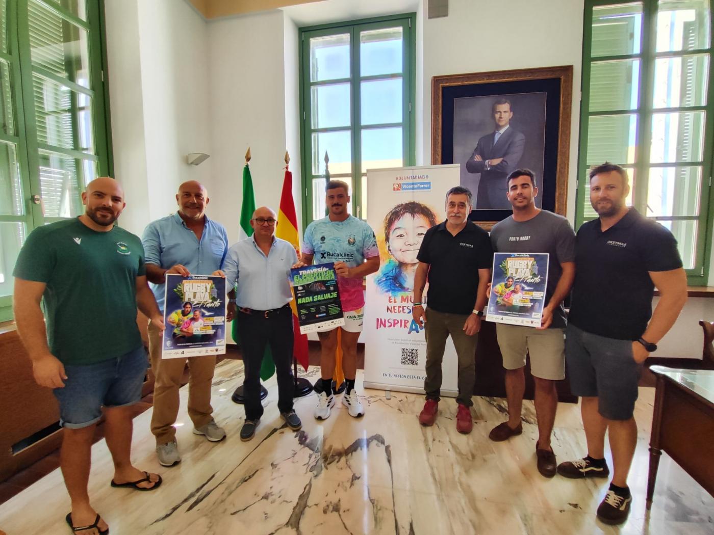 PRESENTACIÓN TRAVESÍA A NADO Y RUGBY PLAYA. - viva