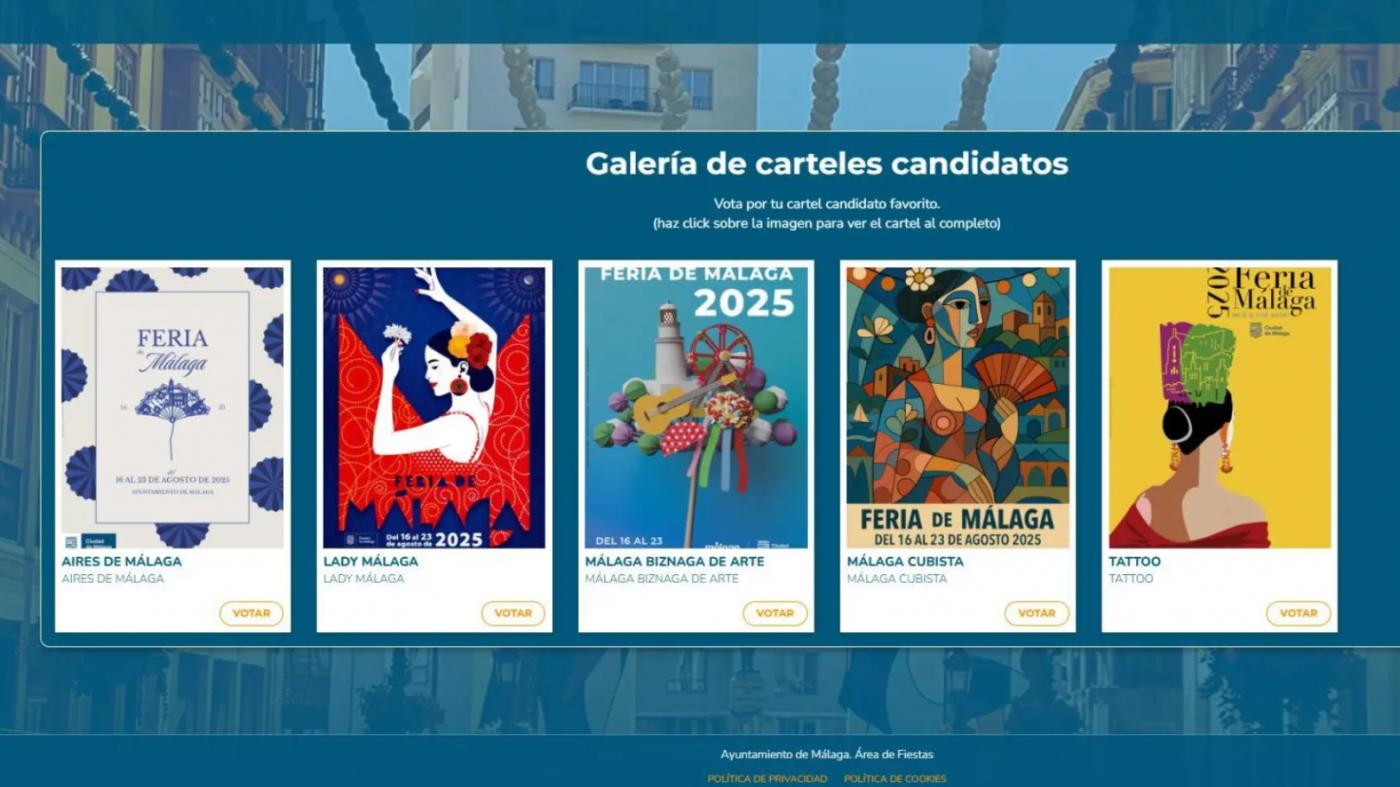 Dos carteles finalistas de la Feria, expulsados de la votación