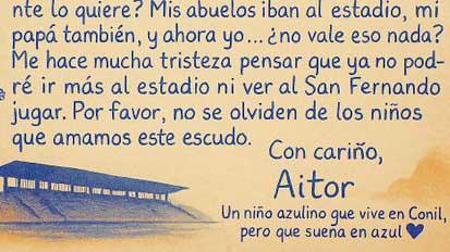 Parte de la carta.  - A.I.
