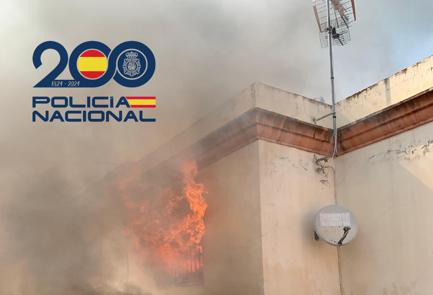 Detenido un hombre en Coria por incendiar la vivienda de su expareja