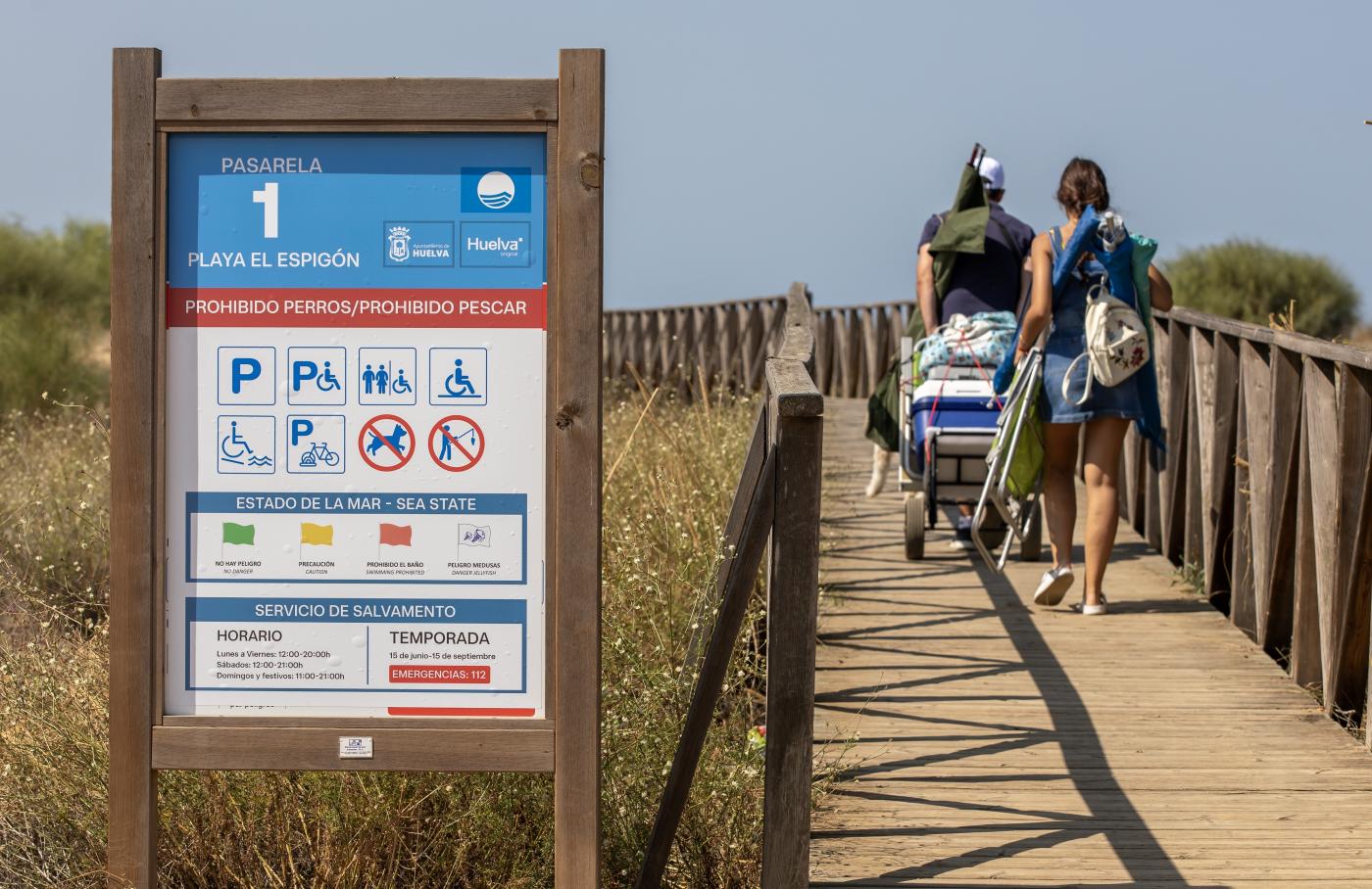 Playa del Espigón de Huelva. - AYTO