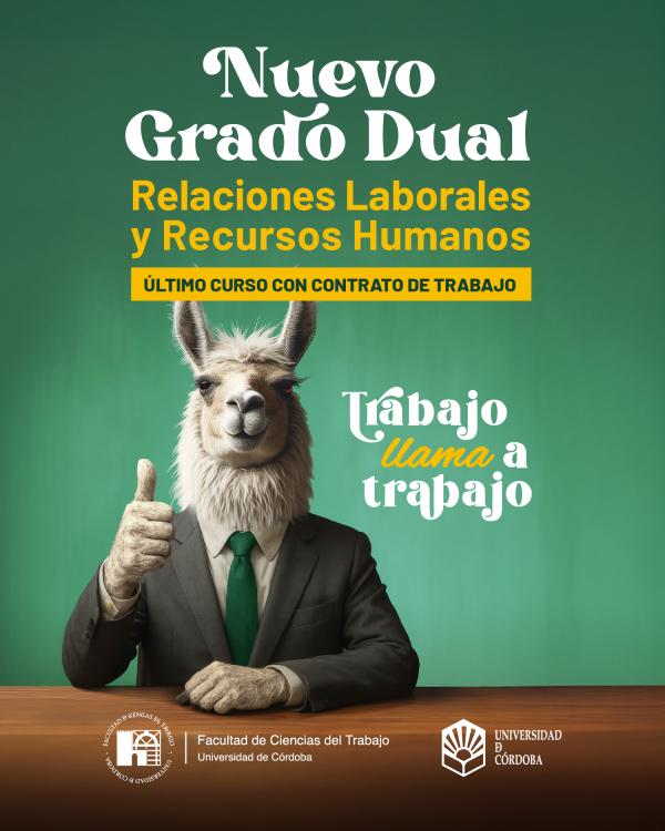 La UCO oferta una nueva mención dual de Relaciones Laborales y Recursos Humanos