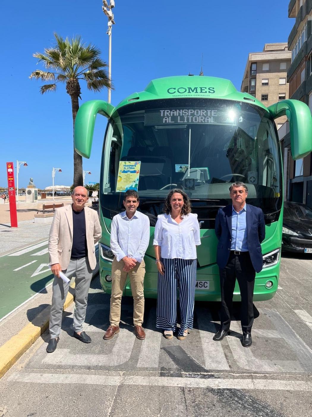 El Programa Estival de Transporte al Litoral incluye a Costa Ballena entre sus líneas