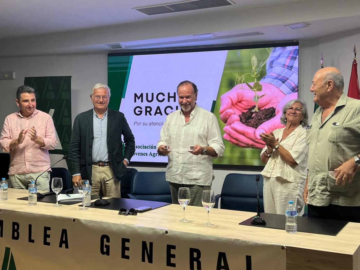 García-Palacios Álvarez, reelegido presidente de Asaja-Huelva para una quinta legislatura 