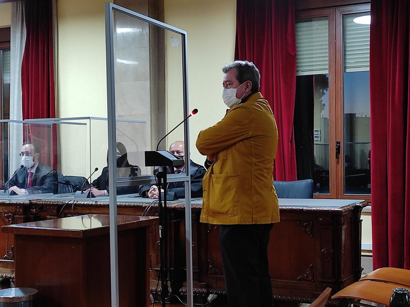 Juan Fernández durante la lectura del veredicto del jurado. - EP.