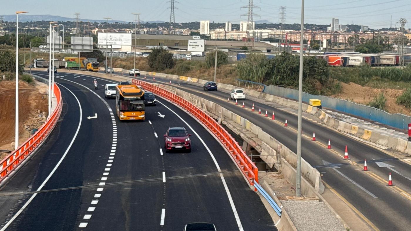 Nuevo puente sobre la CV-33. - Europa Press.