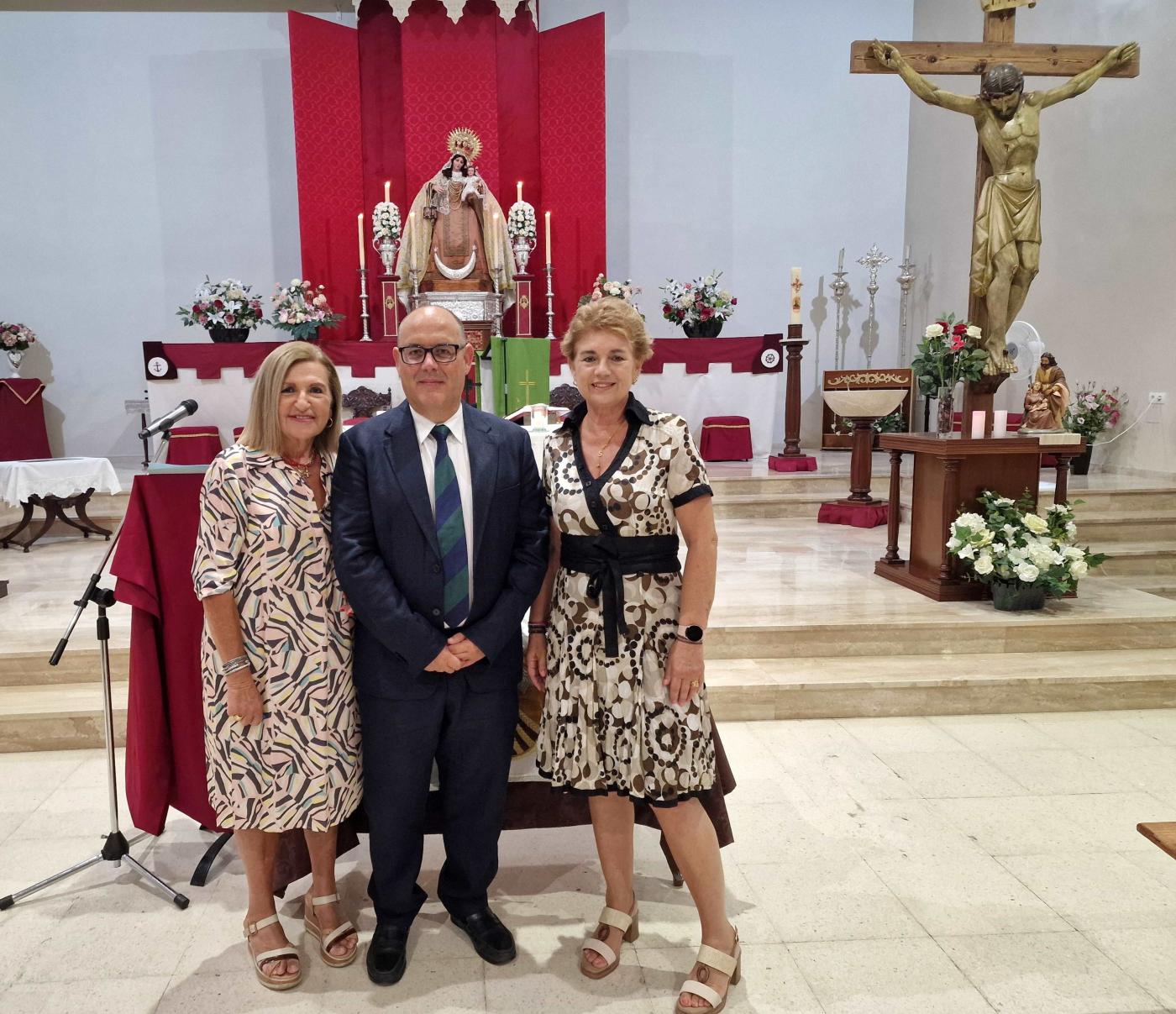 Francisco Andrés Gallardo proclamó a la Virgen del Carmen 