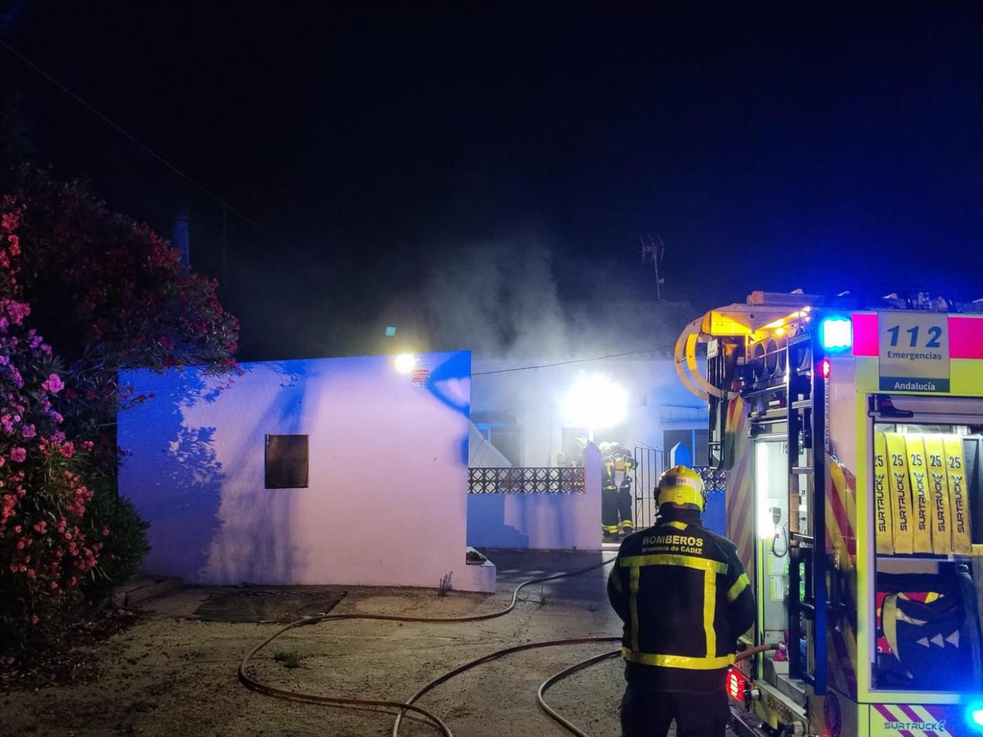 Arde una casa en Patria (Vejer ) sin víctimas y con 'indicios de ser fuego provocado'