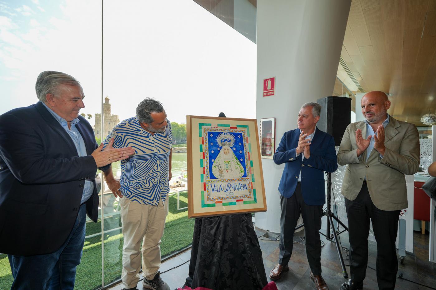 Manuel León ha presentado a Santa Ana en un cartel homenaje a la cerámica trianera