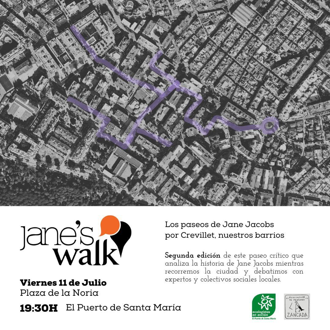 Este viernes, segundo paseo “Jane Jacobs Walks” por barriadas de Crevillet 