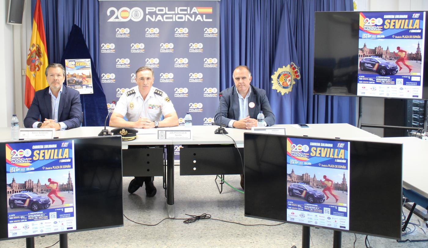 La Policía Nacional presenta la carrera solidaria Ruta 091 