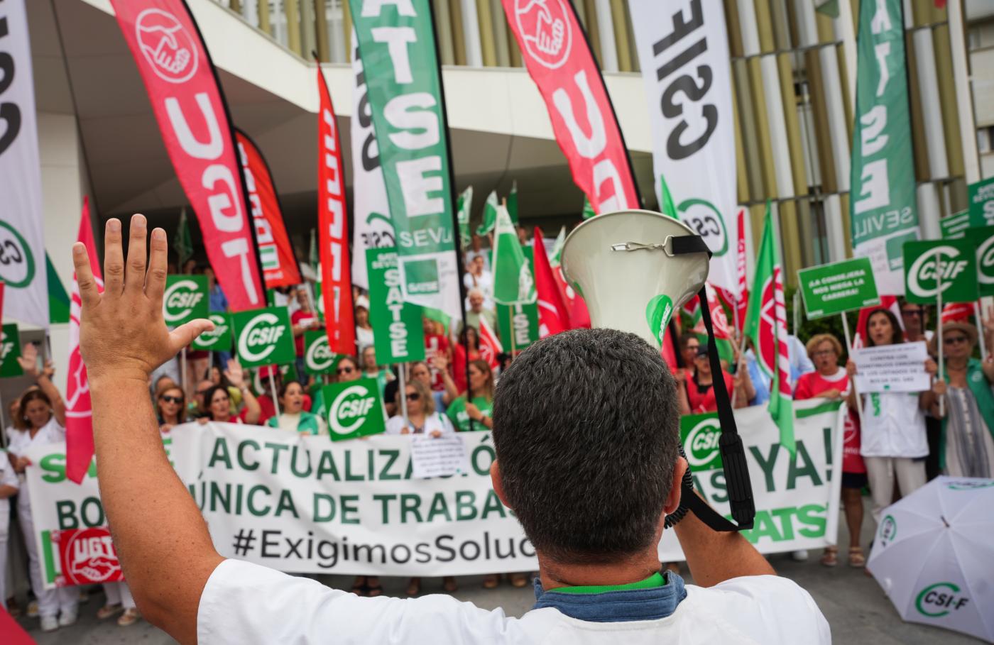 Nueva protesta de los sindicatos: 