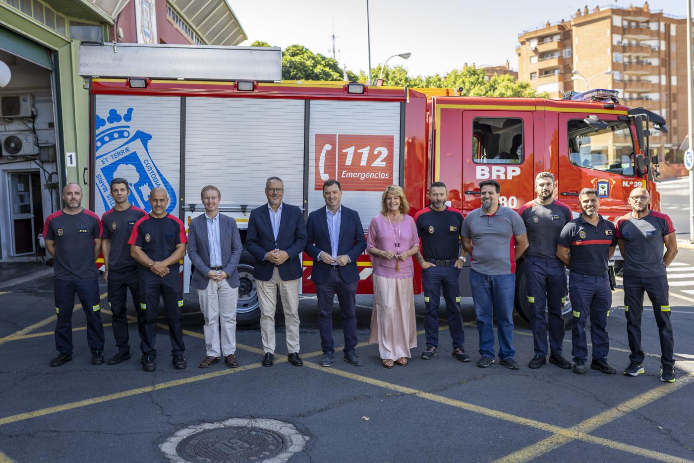 El nuevo vehículo de los bomberos de Huelva. - VH