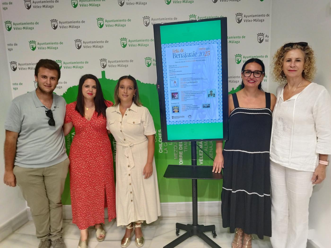 Presentación de la Feria de Benajarafe 2025. - Ayuntamiento Vélez-Málaga
