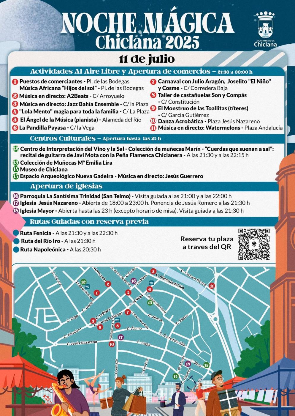 La ‘Noche Mágica’ se celebrará mañana en las calles del centro de la ciudad de Chiclana
