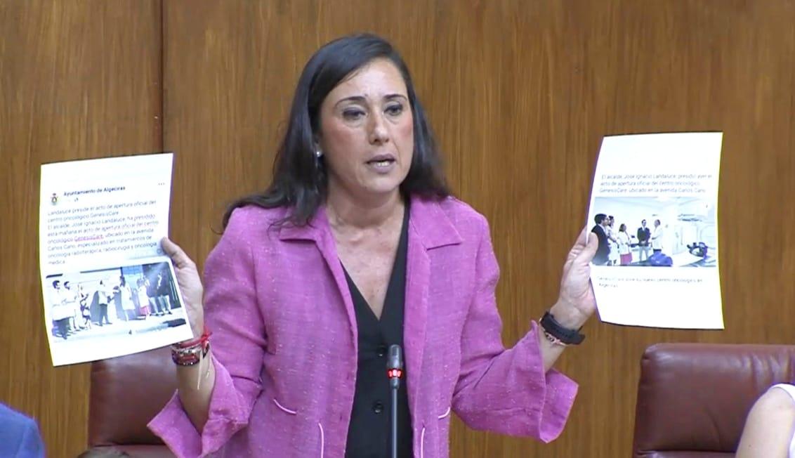Arrabal, en el Parlamento Andaluz. - AI