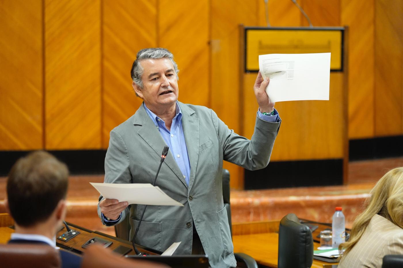 Sanz en el Parlamento. - EP