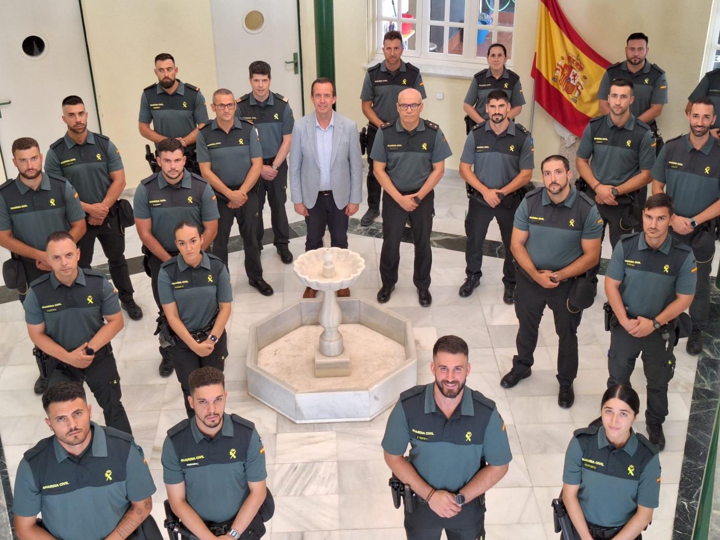 Un centenar de guardias civiles alumnos se incorporan a sus unidades en la provincia