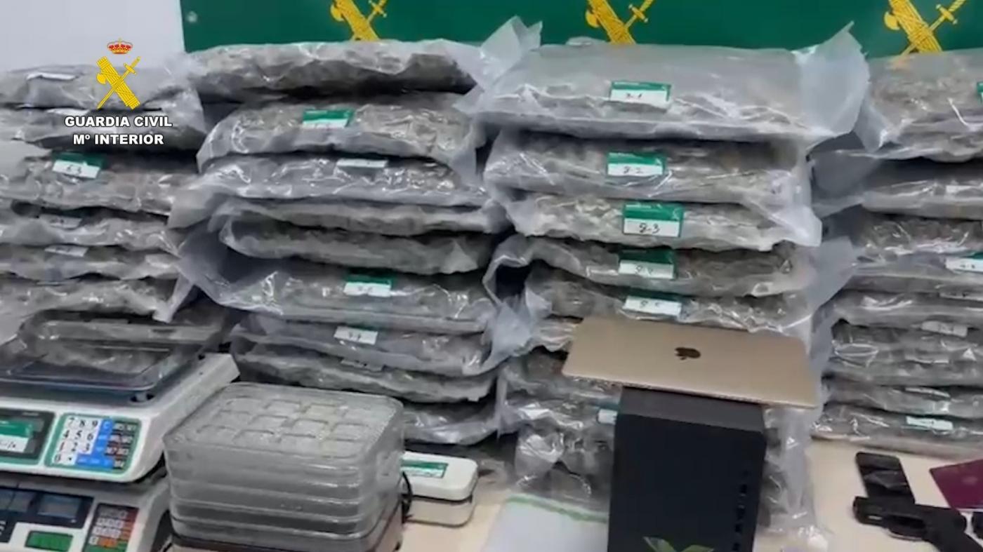 Detenidos en Almería tres miembros de una red internacional de tráfico de droga