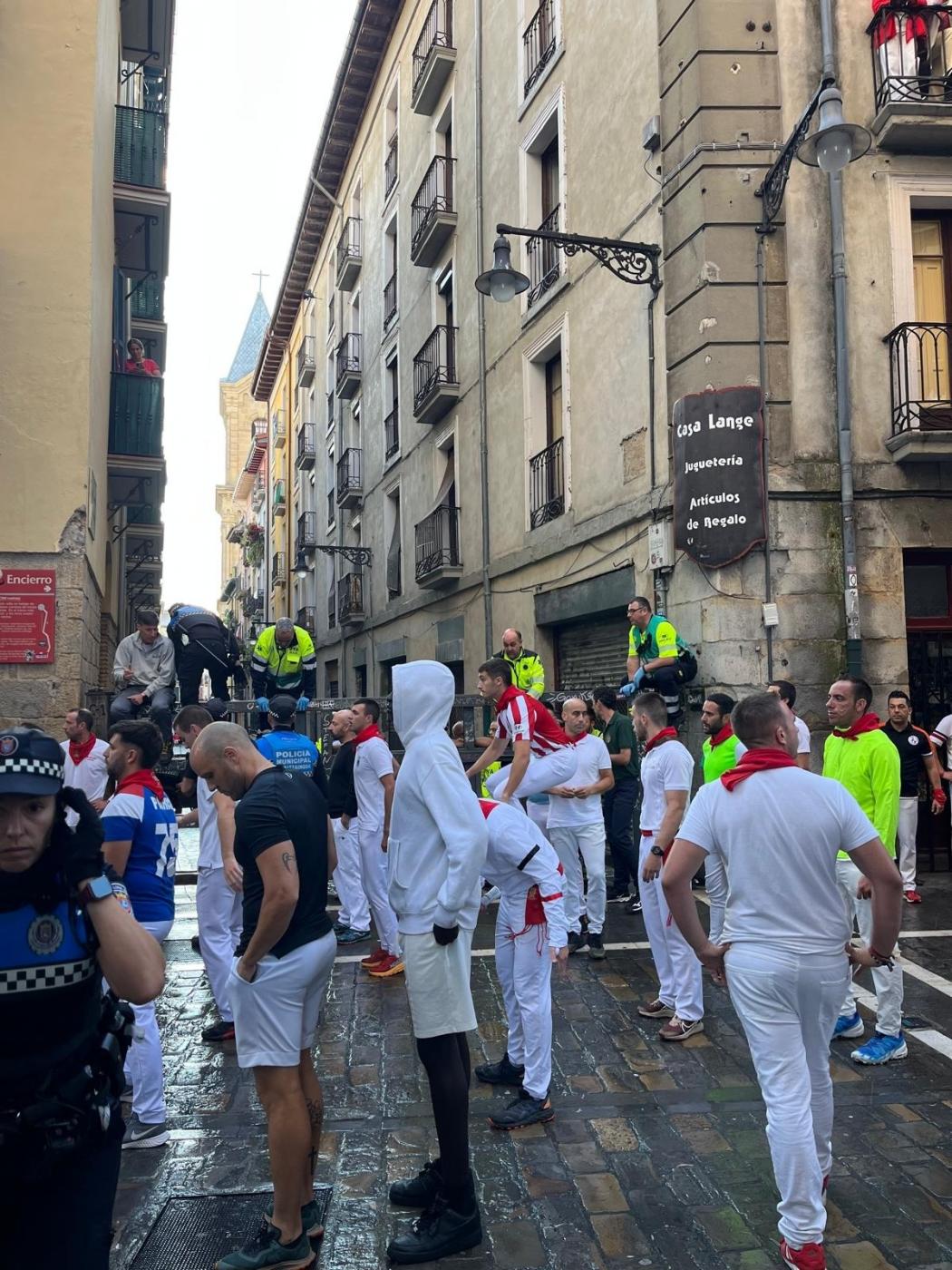 DYA Navarra atiende a 179 personas en el séptimo encierro de los Sanfermines