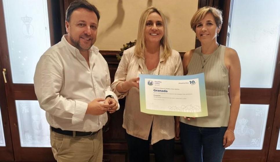 Granada recibe el premio Healthy Cities de Sanitas al 