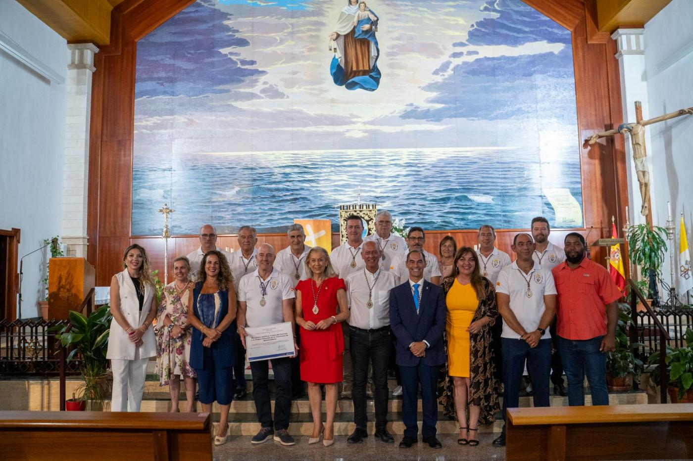 Primer día del triduo de la Virgen del Carmen. - Ayuntamiento de Benalmádena