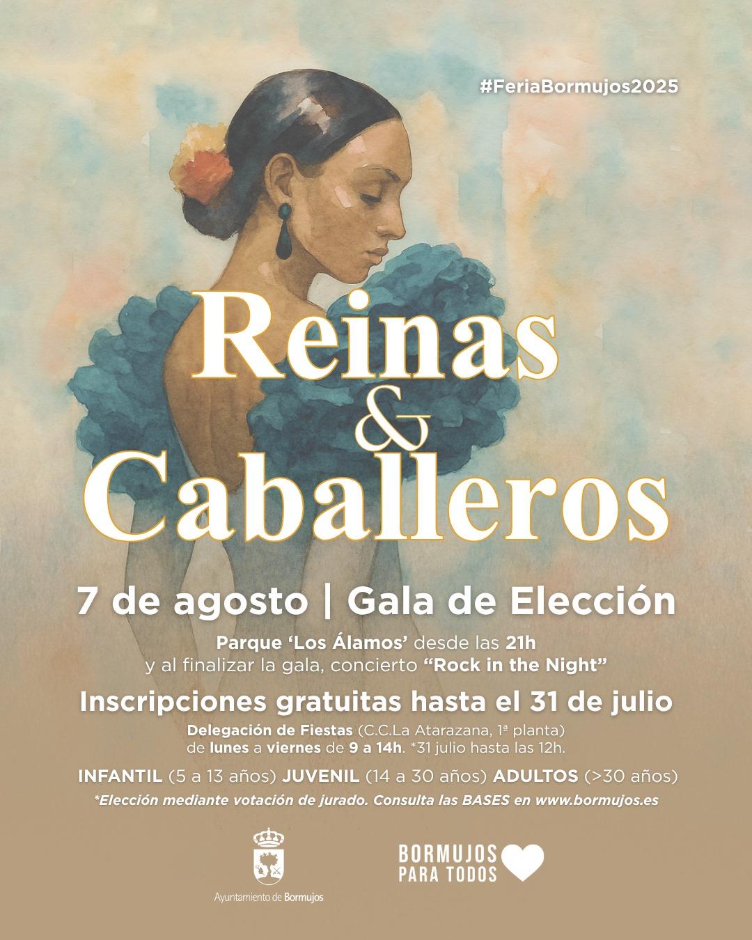 Abierto el plazo para presentarse a Reina y Caballero de la Feria de Bormujos 