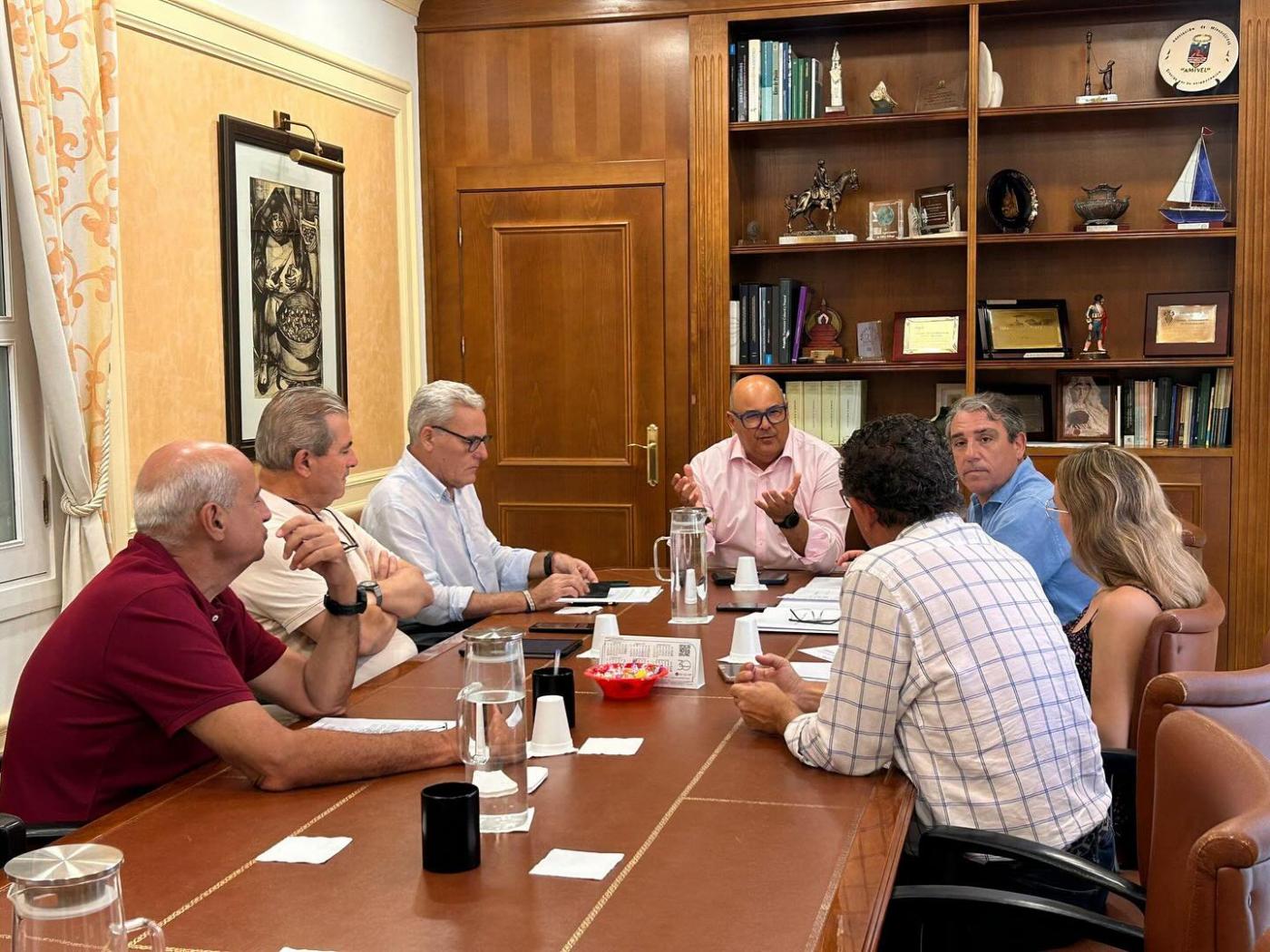 Jesús Lupiáñez, al frente de la reunión del PEPRI. - Jesús Lupiáñez
