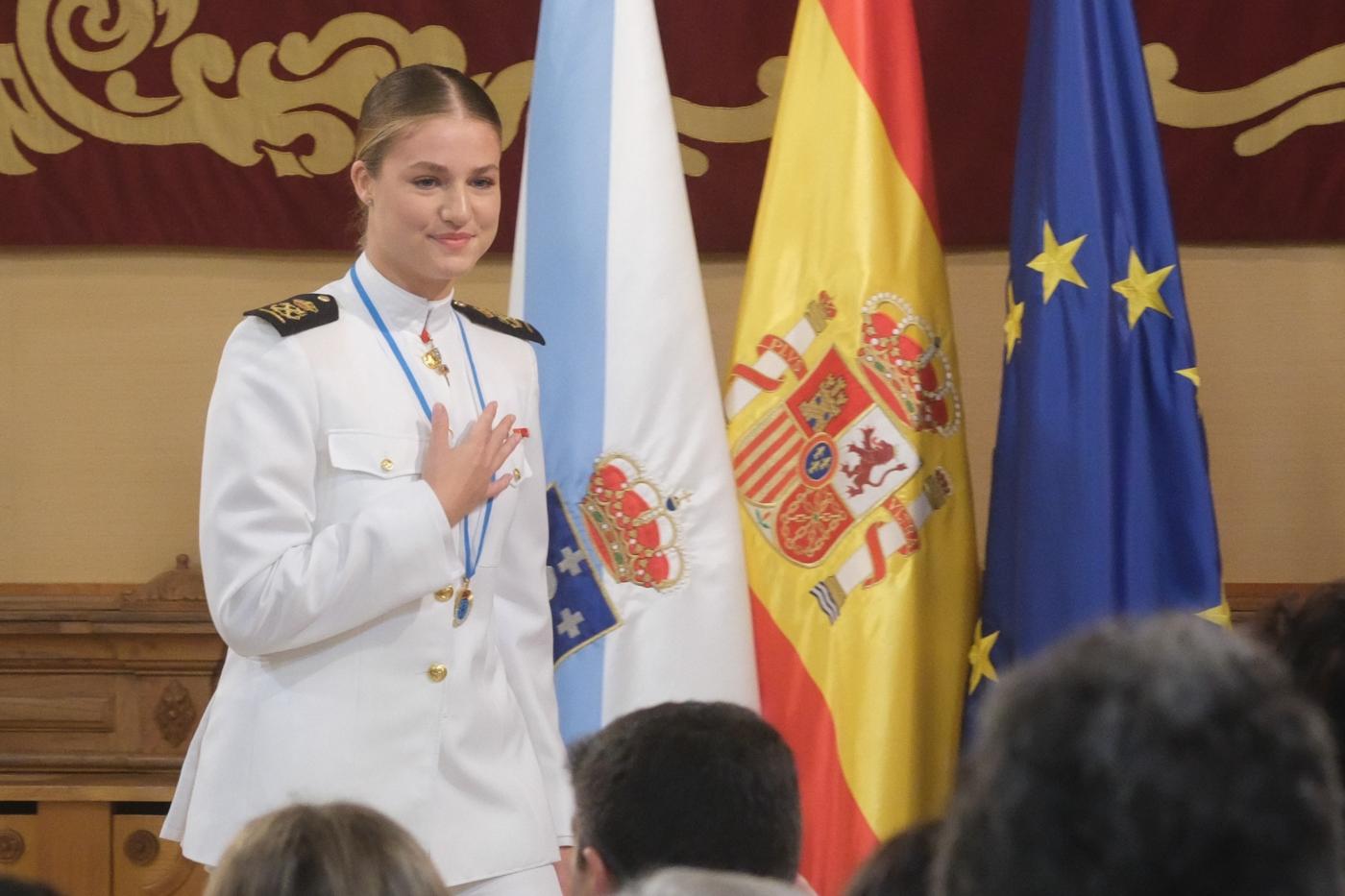 La Princesa Leonor recibe la Medalla de Oro de Galicia