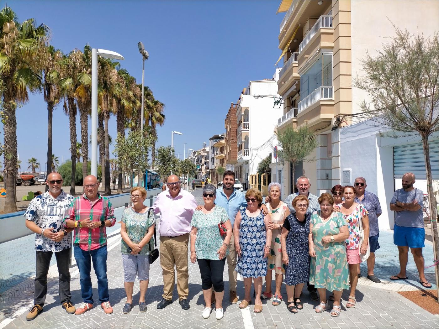 Fase final de la reurbanización de Caleta de Vélez. - Ayuntamiento Vélez-Málaga