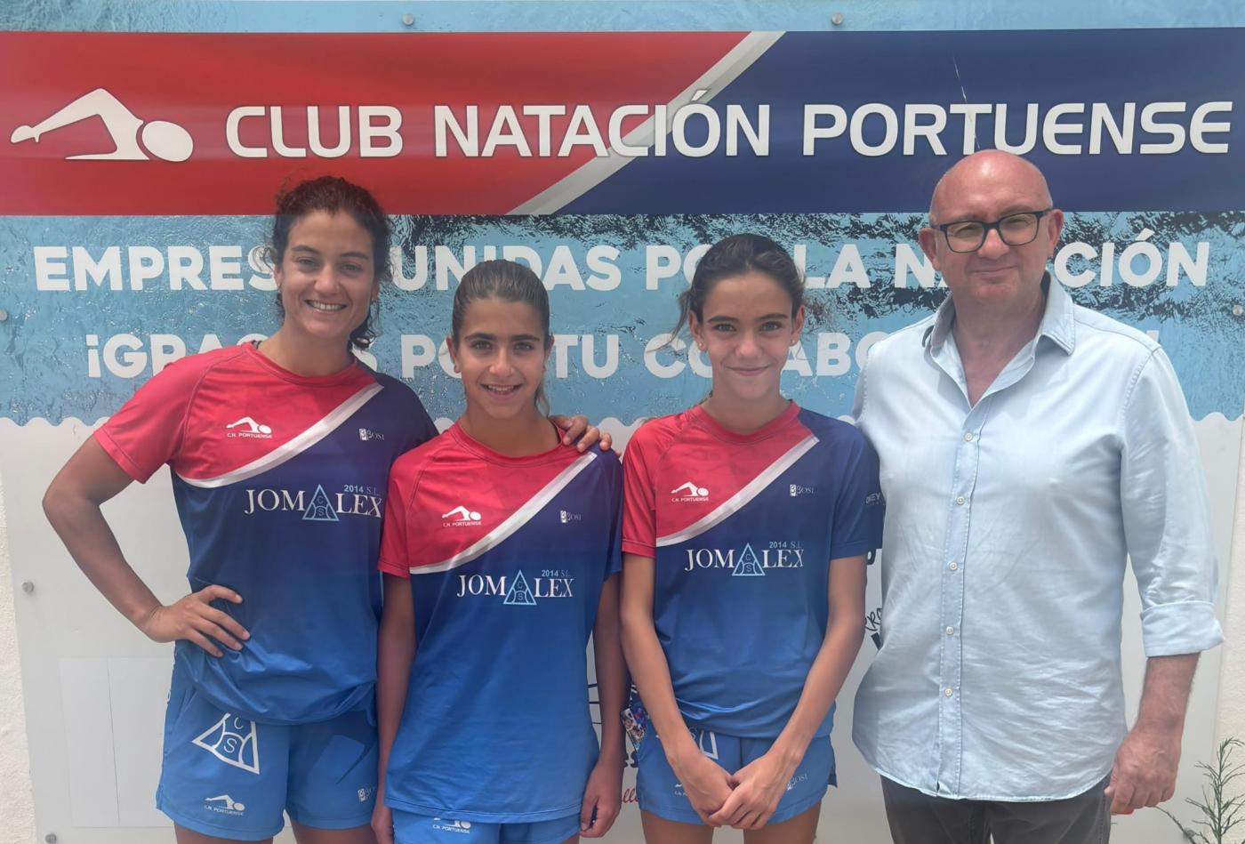 Brillante participación de las nadadoras Julia Zajara y Micaela García 