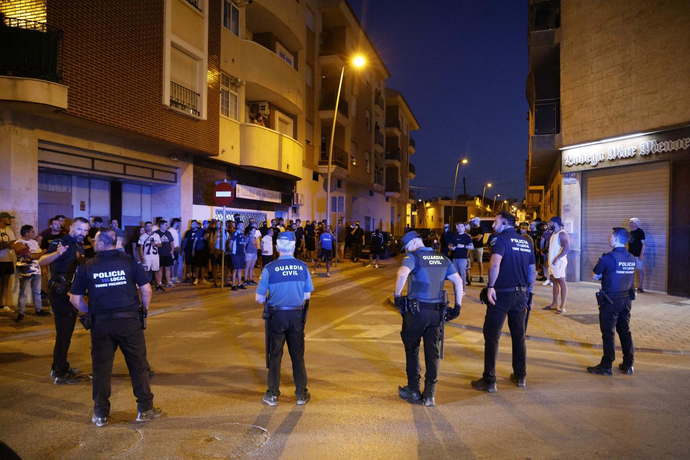Suben a 13 los detenidos por los altercados en Torre Pacheco