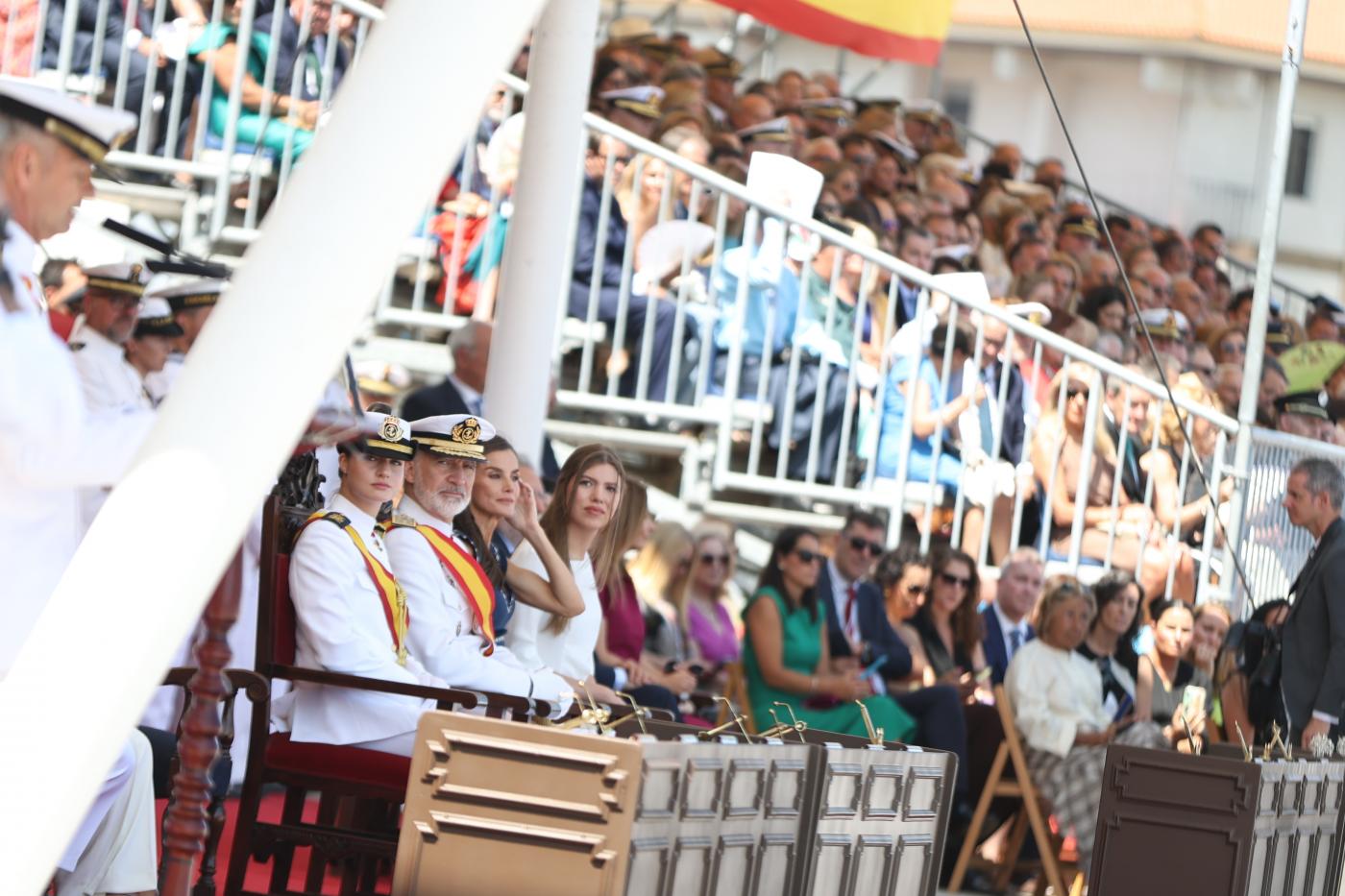 La princesa Leonor recibe la Gran Cruz del Mérito Naval. - Europa Press.