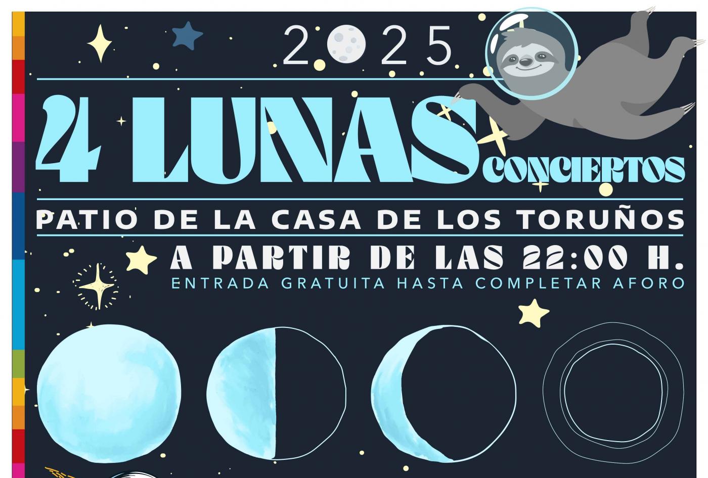 CARTEL CONCIERTO 4 LUNAS 2025. - viva