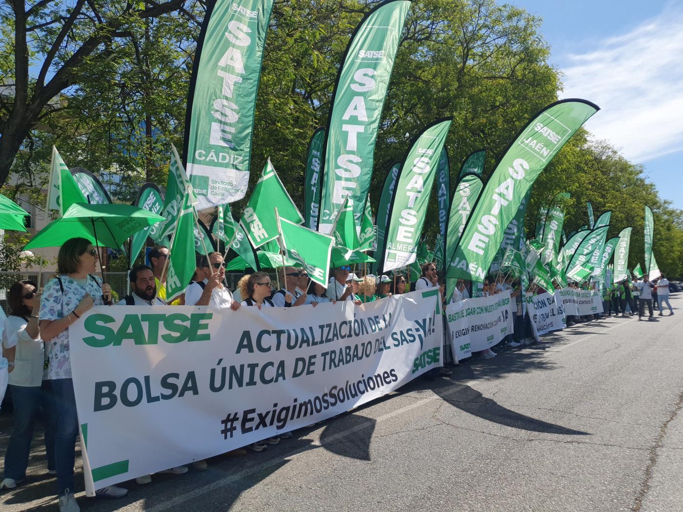 Satse denuncia que el SAS colapsa la bolsa de empleo para cambiar el modelo