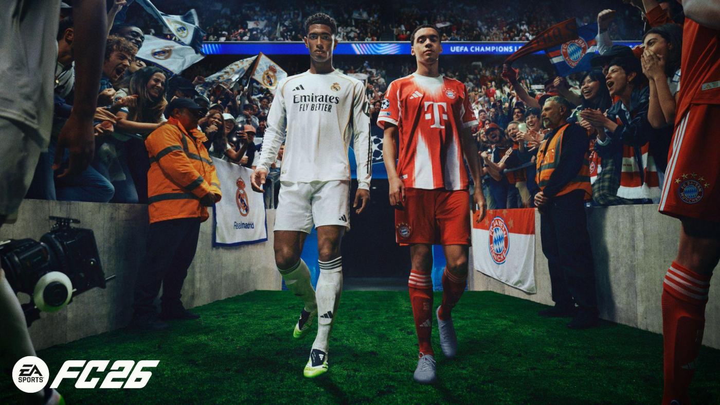 Bellingham y Musiala, nuevas estrellas de la portada del EA SPORTS FC 26