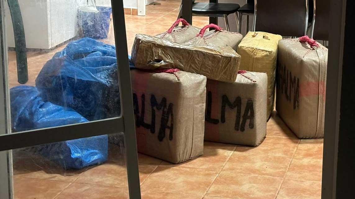 Desarticulado un grupo criminal que introdujo 350 kilos de hachís por La Magdalena