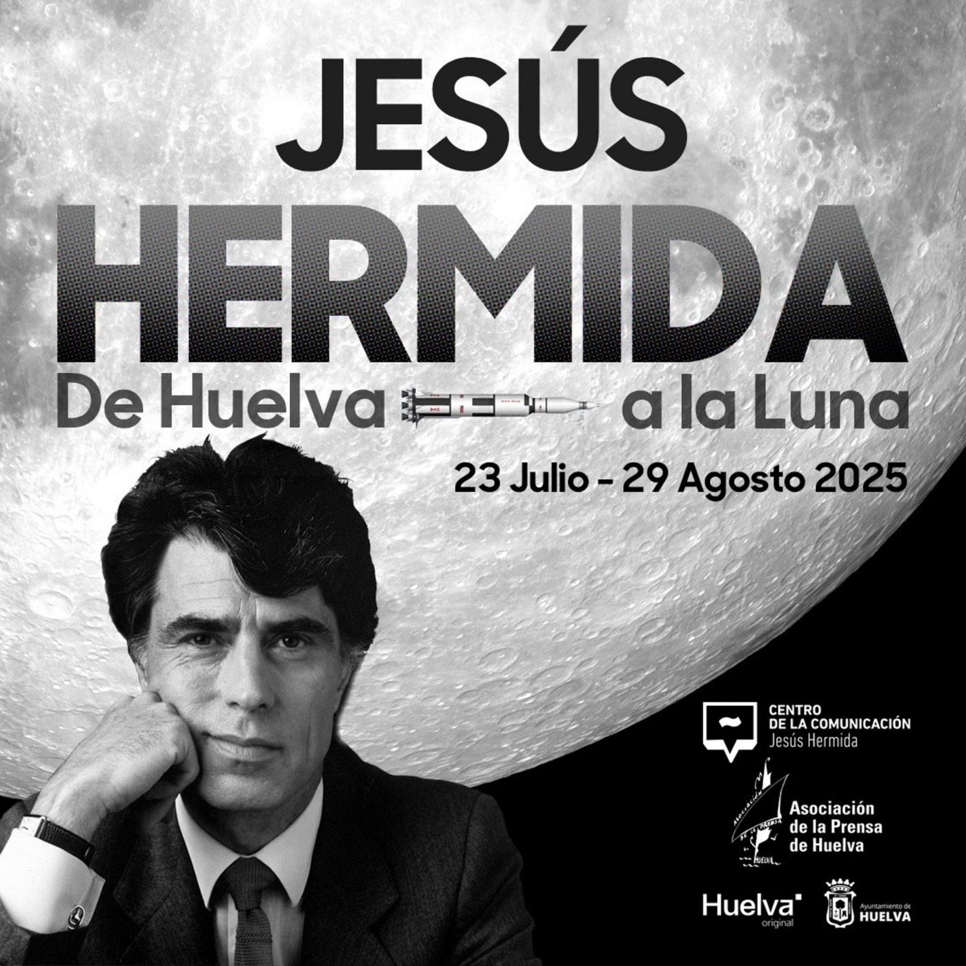 La exposición 'Jesús Hermida, de Huelva a la Luna', en el Centro de Comunicación 