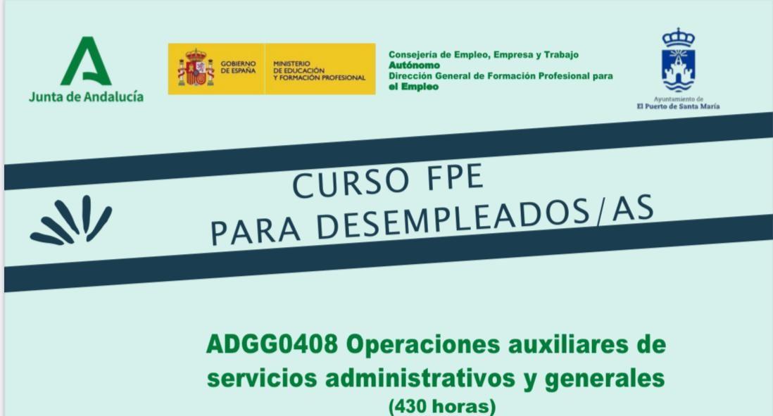 Curso “Operaciones Auxiliares de Servicios Administrativos y Generales”