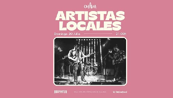 20 julio: ARTISTAS LOCALES 